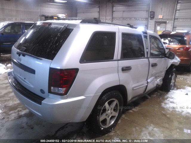 1J4GR48K05C686882 - 2005 JEEP GRAND CHEROKEE LAREDO/COLUMBIA/FREEDOM 银色 照片 4