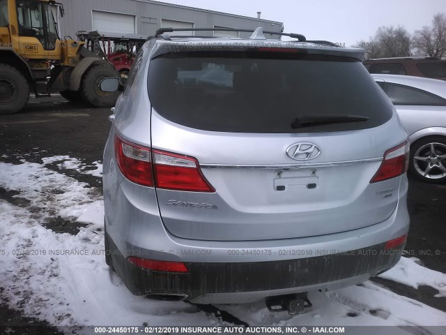 KM8SNDHF5EU051337 - 2014 HYUNDAI SANTA FE GLS SILVER photo 3