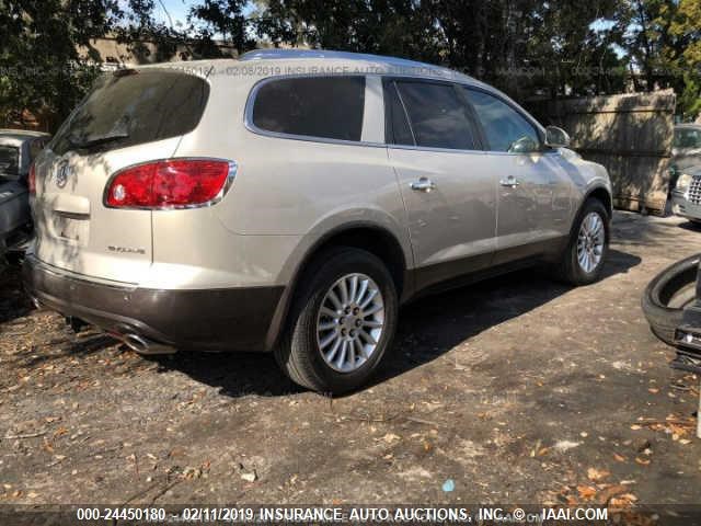 5GAKRCEDXCJ259316 - 2012 BUICK ENCLAVE GOLD photo 4