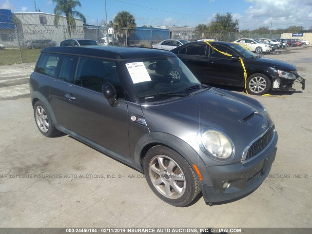 WMWMM33599TP74710 - 2009 MINI COOPER S CLUBMAN GRAY photo 1