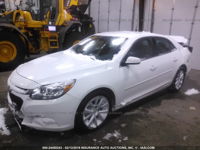 1G11D5SL9FF332658 - 2015 CHEVROLET MALIBU 2LT WHITE photo 2