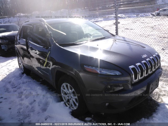 1C4PJMCS3GW234950 - 2016 JEEP CHEROKEE LATITUDE GRAY photo 1