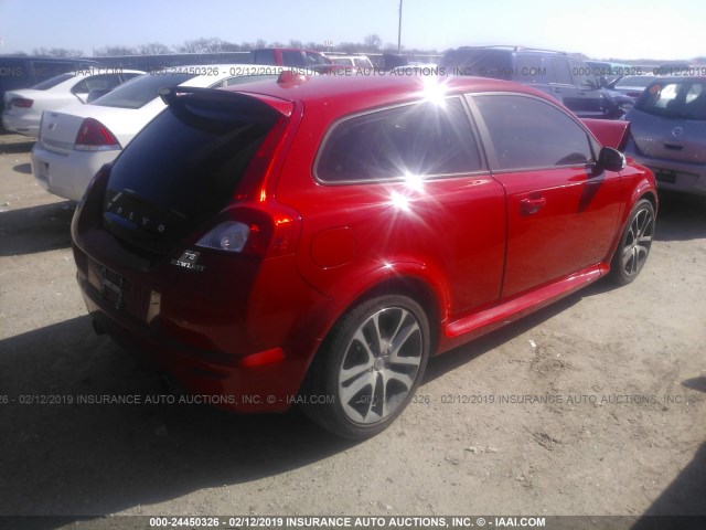 YV1672MK8A2180146 - 2010 VOLVO C30 T5 RED photo 4