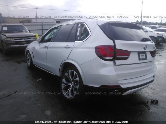 5UXKR0C56G0S91196 - 2016 BMW X5 XDRIVE35I WHITE photo 3