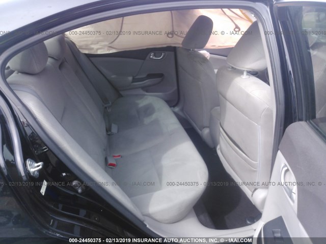 19XFB2F86CE331190 - 2012 HONDA CIVIC EX შავი ფოტო 8