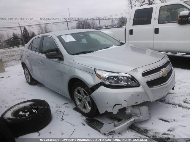 1G11A5SA5DU129539 - 2013 CHEVROLET MALIBU LS SILVER photo 1