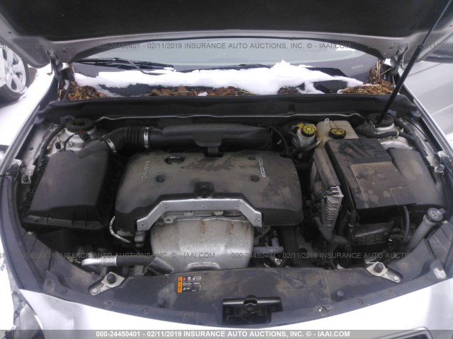 1G11A5SA5DU129539 - 2013 CHEVROLET MALIBU LS SILVER photo 10