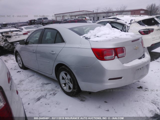 1G11A5SA5DU129539 - 2013 CHEVROLET MALIBU LS SILVER photo 3