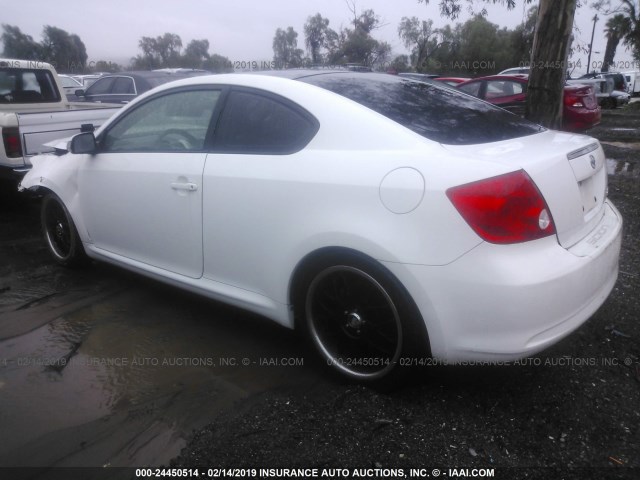 JTKDE167870166654 - 2007 TOYOTA SCION TC Ақ фото 3