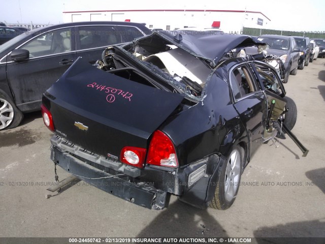 1G1ZB5E07CF109220 - 2012 CHEVROLET MALIBU LS BLACK photo 4