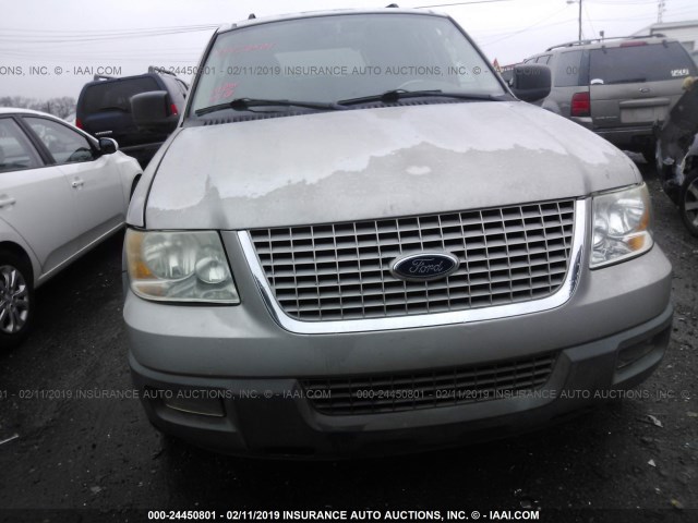 1FMPU15565LA00762 - 2005 FORD EXPEDITION XLT SILVER photo 6