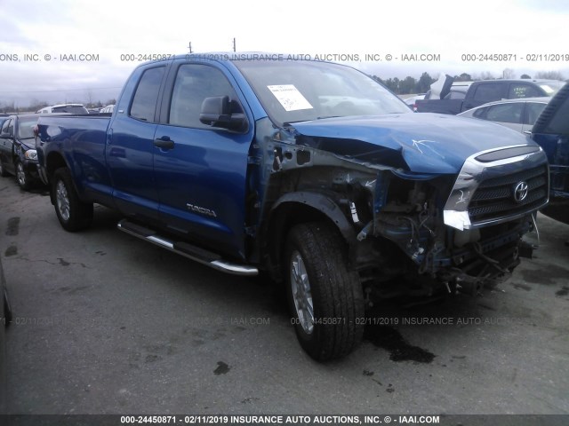 5TFST54157X002005 - 2007 TOYOTA TUNDRA DOUBLE CAB SR5 BLUE photo 1