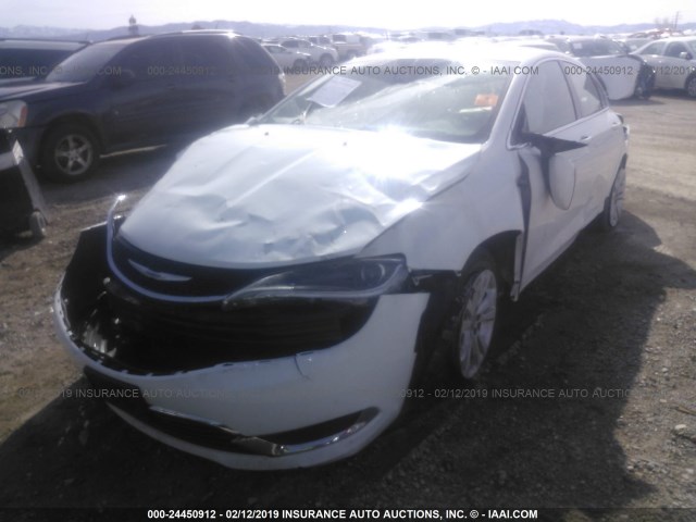 1C3CCCAB5FN628397 - 2015 CHRYSLER 200 LIMITED WHITE photo 2