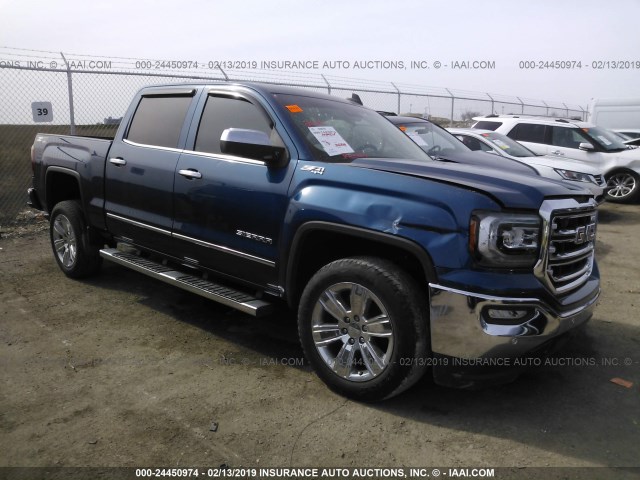 3GTU2NEC5GG386254 - 2016 GMC SIERRA K1500 SLT BLUE photo 1