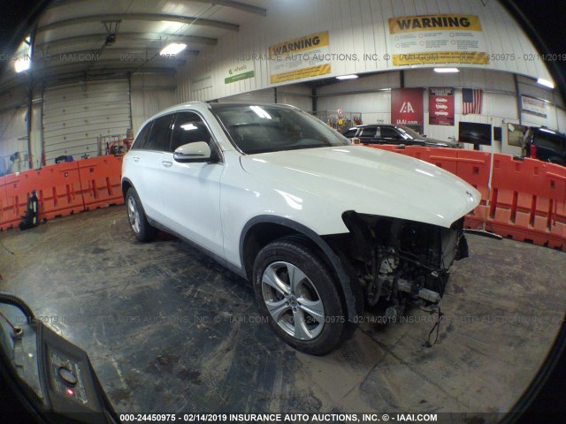 WDC0G4KB7JF305781 - 2018 MERCEDES-BENZ GLC 300 4MATIC WHITE photo 1