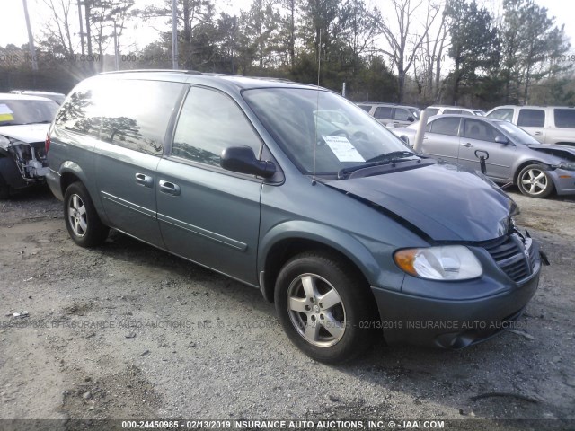 2D4GP44L16R762003 - 2006 DODGE GRAND CARAVAN SXT TEAL photo 1