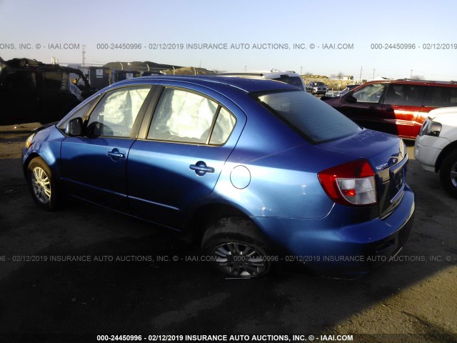 JS2YC5A3XC6305027 - 2012 SUZUKI SX4 LE BLUE photo 3