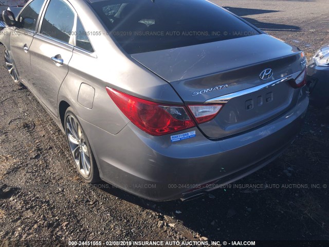 5NPEC4AB7BH317123 - 2011 HYUNDAI SONATA SE/LIMITED GRAY photo 3