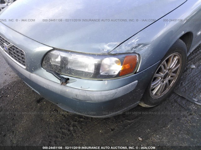 YV1RS64A642408269 - 2004 VOLVO S60 GREEN photo 6