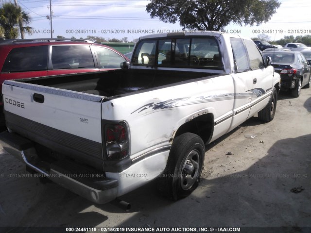 3B7HC13Z7TM113598 - 1996 DODGE RAM 1500 WHITE photo 4