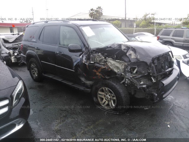 5TDBT48A04S215515 - 2004 TOYOTA SEQUOIA LIMITED BLACK photo 1