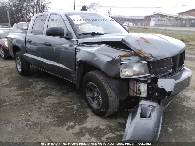 1D3HE38P29S787162 - 2009 DODGE DAKOTA SXT GRAY photo 1