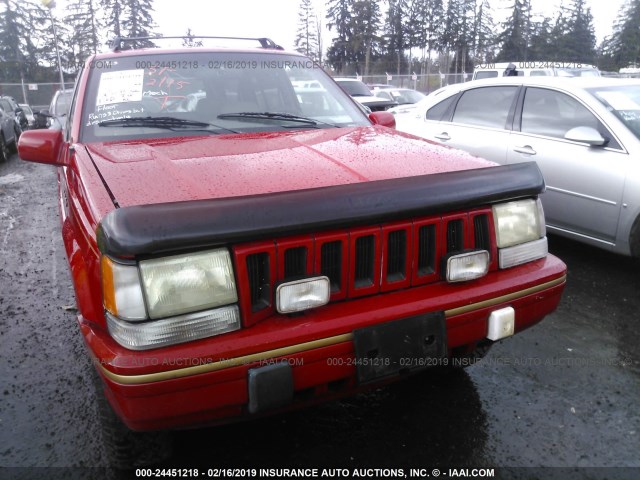 1J4GZ78Y8SC767064 - 1995 JEEP GRAND CHEROKEE LIMITED/ORVIS RED photo 6