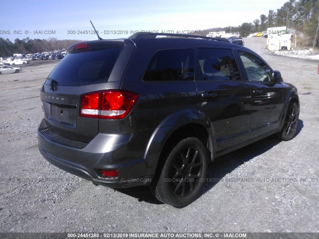 3C4PDCBB2GT212463 - 2016 DODGE JOURNEY SXT GRAY photo 4