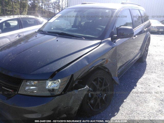 3C4PDCBB2GT212463 - 2016 DODGE JOURNEY SXT GRAY photo 6