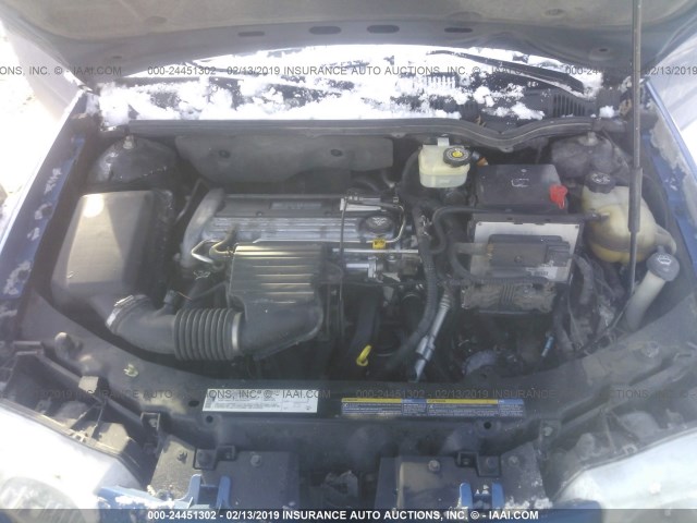 1G8AJ52F54Z202019 - 2004 SATURN ION LEVEL 2 蓝色 照片 10