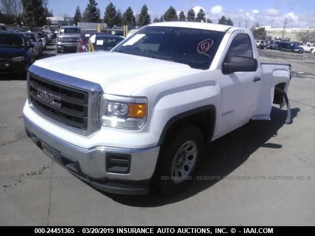 1GTN2TEH5EZ196262 - 2014 GMC SIERRA K1500 WHITE photo 2