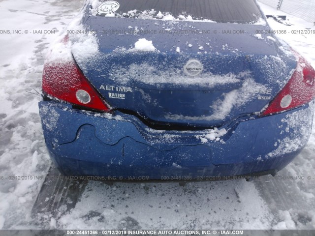 1N4BL24E38C154011 - 2008 NISSAN ALTIMA 3.5SE BLUE photo 6