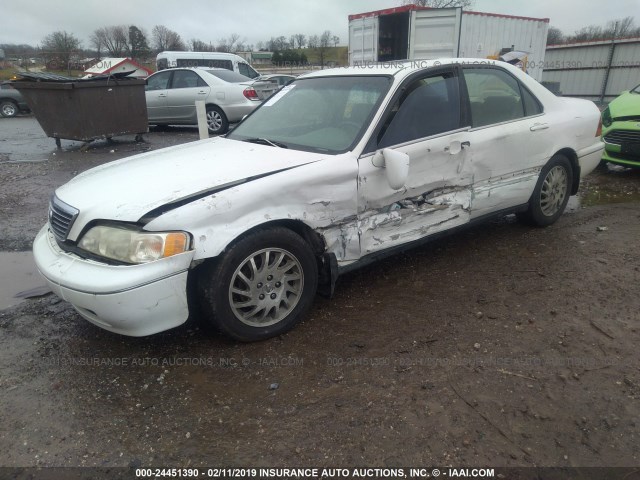 JH4KA9642WC012855 - 1998 ACURA 3.5RL WHITE photo 2