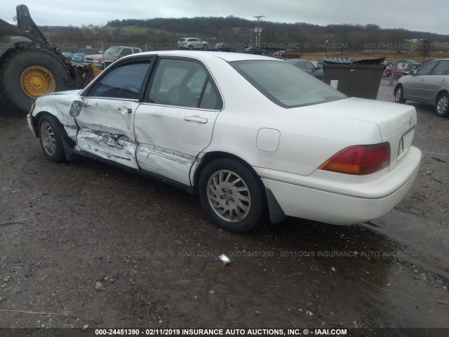 JH4KA9642WC012855 - 1998 ACURA 3.5RL WHITE photo 3