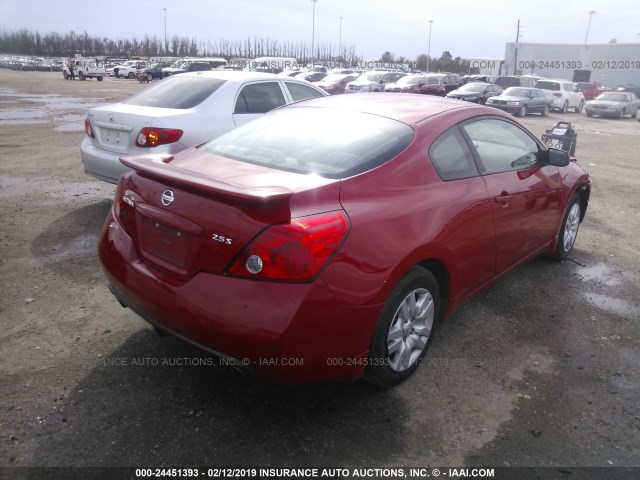 1N4AL24EX9C200589 - 2009 NISSAN ALTIMA 2.5S RED photo 4