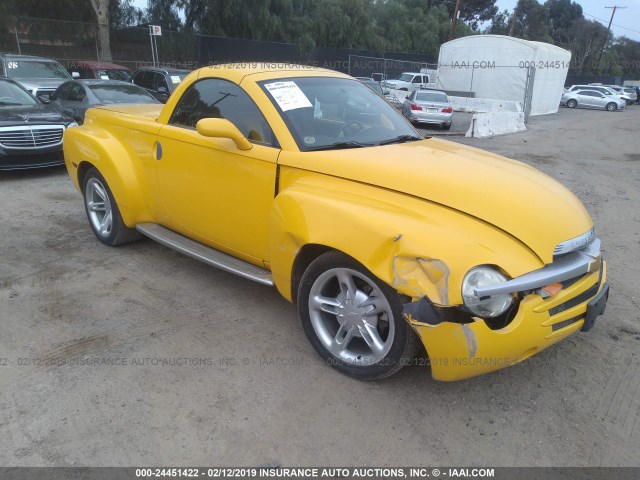 1GCES14P24B110376 - 2004 CHEVROLET SSR YELLOW photo 1