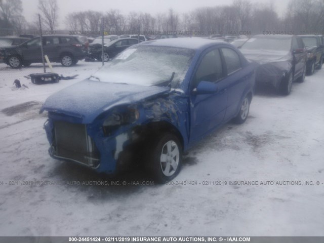 KL1TD5DE1AB075520 - 2010 CHEVROLET AVEO LS/LT ლურჯი ფოტო 2