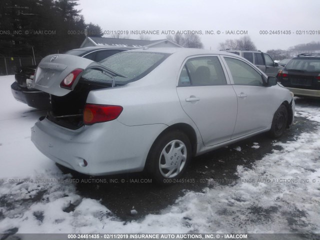 JTDBL40EX9J022582 - 2009 TOYOTA COROLLA LE/XLE SILVER photo 4