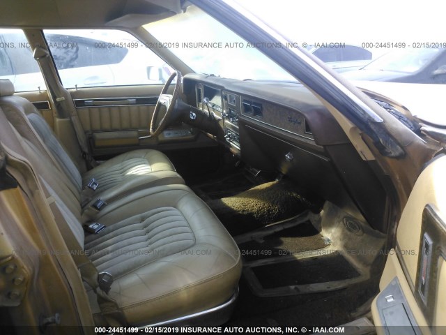 5Z60A533280 - 1975 MERCURY MARQUIS TAN photo 5