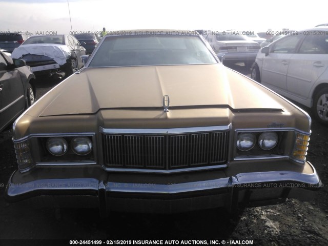 5Z60A533280 - 1975 MERCURY MARQUIS TAN photo 6