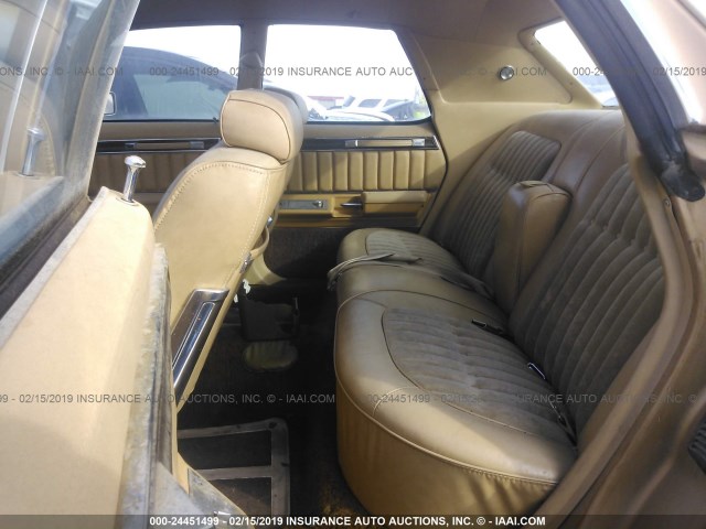 5Z60A533280 - 1975 MERCURY MARQUIS TAN photo 8