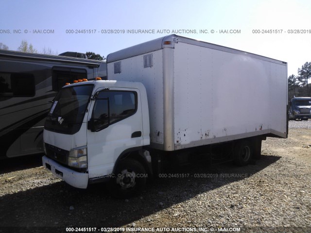 JL6AAG1S28K005976 - 2008 MITSUBISHI FUSO TRUCK FE 83D WHITE photo 2