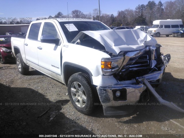 3GTU2VEC1FG297795 - 2015 GMC SIERRA K1500 SLT WHITE photo 1