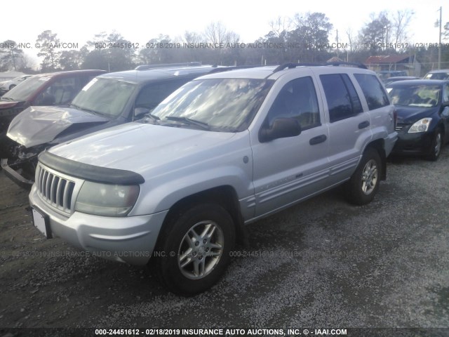1J4GW48S54C296626 - 2004 JEEP GRAND CHEROKEE LAREDO/COLUMBIA/FREEDOM 银色 照片 2