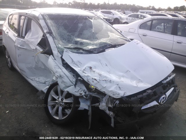 KMHCU5AE3CU053843 - 2012 HYUNDAI ACCENT GLS/GS/SE WHITE photo 6