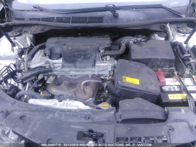 4T1BF1FK9CU030001 - 2012 TOYOTA CAMRY SE/LE/XLE 银色 照片 10