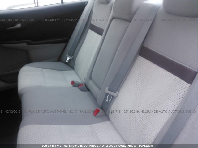4T1BF1FK9CU030001 - 2012 TOYOTA CAMRY SE/LE/XLE 银色 照片 8