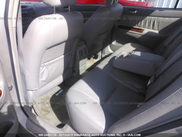 4T1BF30K14U584316 - 2004 TOYOTA CAMRY LE/XLE/SE GOLD photo 8