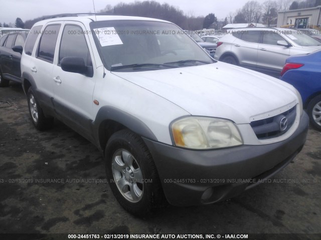 4F2YU09132KM38277 - 2002 MAZDA TRIBUTE LX/ES WHITE photo 1