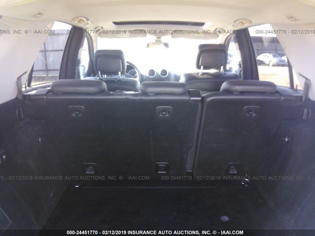 4JGBB25E59A480980 - 2009 MERCEDES-BENZ ML BLACK photo 8